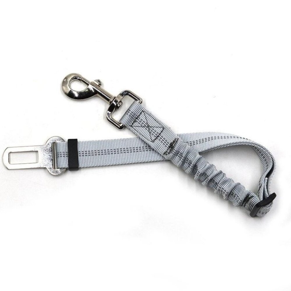 NWT Threaded Pear Car Elastic Safety Leash - Grey